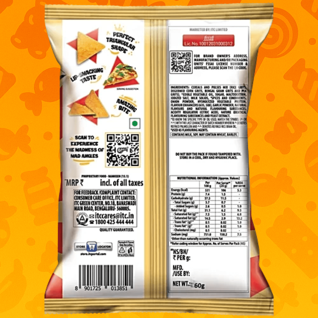 Bingo! Mad Angles Pizza Aaaah Chips