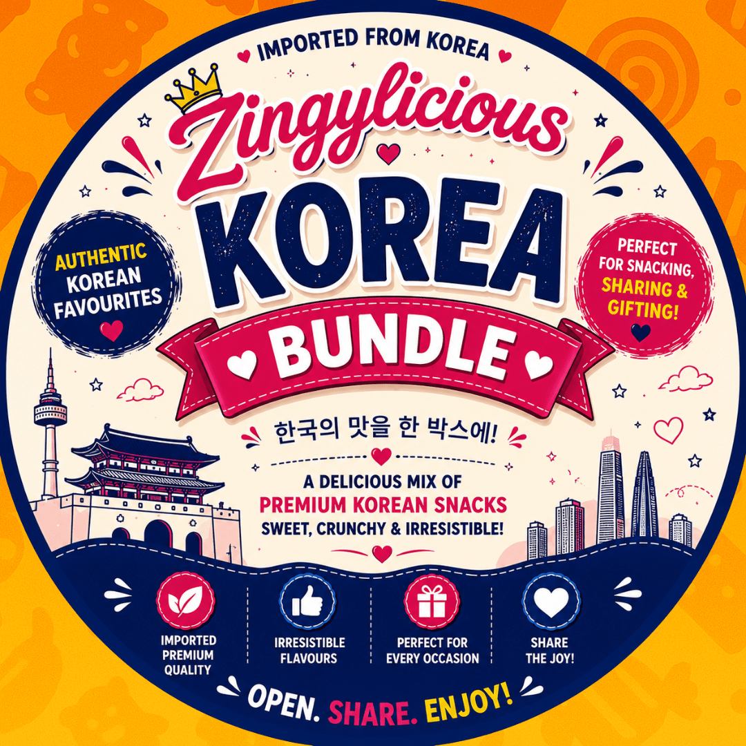 Zingylicious Korea Bundle – Imported Korean Snack Variety Box