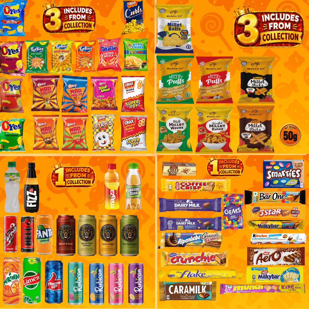 Zingylicious Snackflix Box