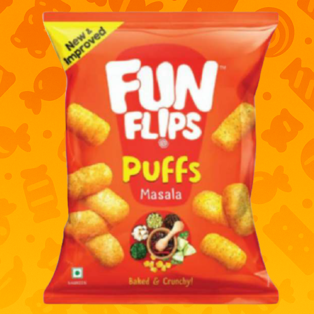 🌶️☁️ FunFlips Masala Puffs – Light, Crunchy & Masaledaar!