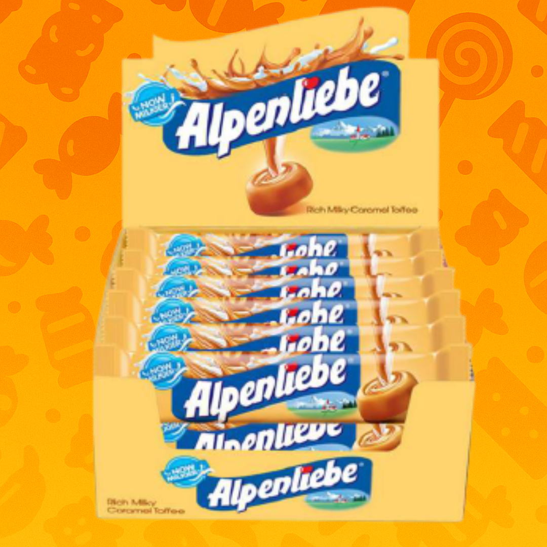🤍🍬 Alpenliebe Vanilla Stick – Smooth, Creamy & Classic! (Single Stick)